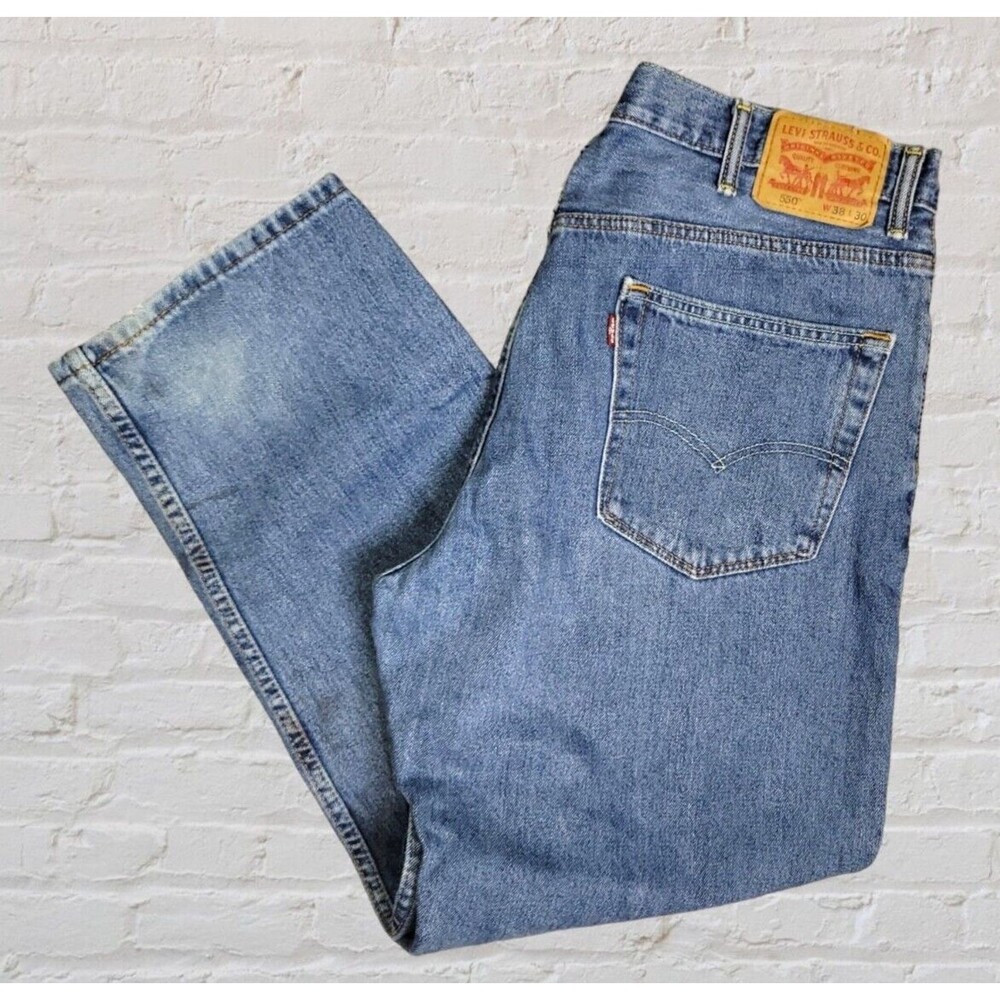 Levis 550 Straight Leg Jeans Mens 36 x 29 Relaxed Fit Loose Baggy Western Rodeo